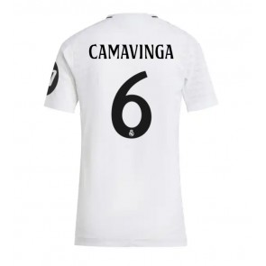 Real Madrid Eduardo Camavinga #6 Domaci Dres za Ženska 2024-25 Kratak Rukavima